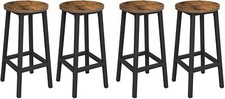 4er Set Barhocker Barstühle Küchenhocker Tresenhocker Rund Retro LBC232B01