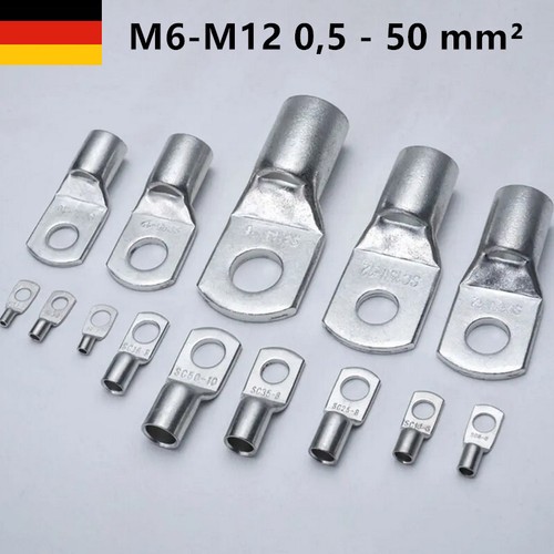 50x ringkabelschuhe blank - 10/50x,
