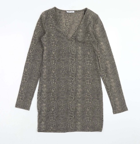 Zara damen mini - grau, animal