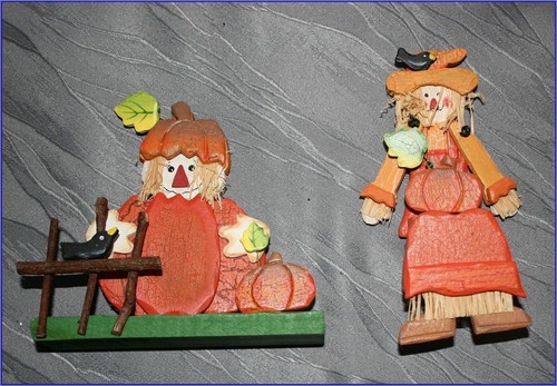 Dekoration herbst holzfiguren - dekoration,