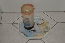 Leuchtturm Roter Sand Windlicht Lampe Maritime Leuchte Handarbeit