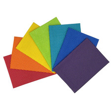 7 Stück Baumwollstoff 50x50