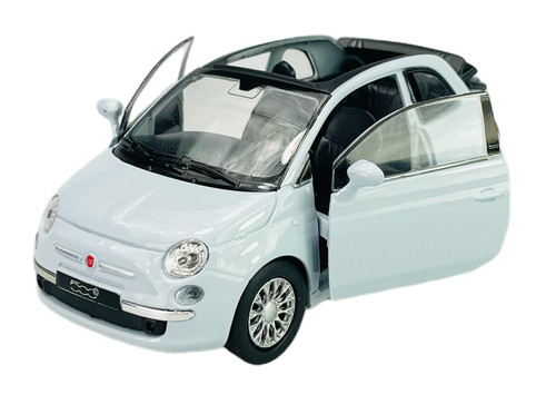 Welly 2010 fiat 500c hellblau - welly,
