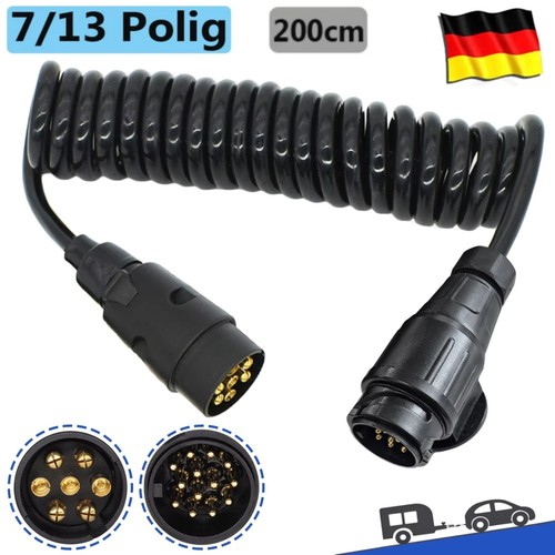 Spiralkabel anhänger - f.,