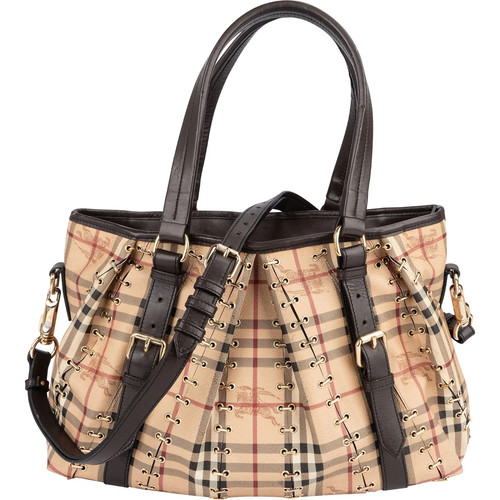Burberry haymarket check laced - haymarket,