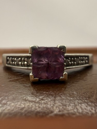 Vintage cluster ring kt - cluster-ring,