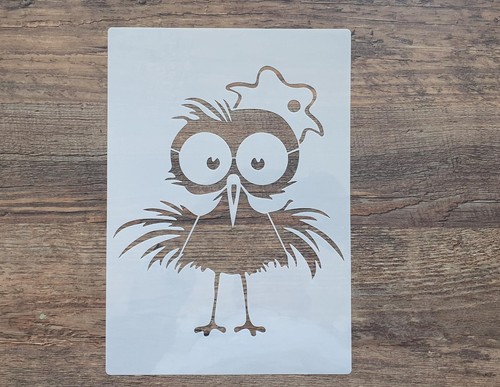 Schablone vogel frigor - schablone, witzig