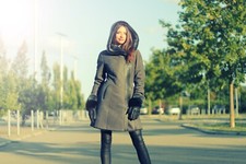 Damen Lammfellmantel Kate