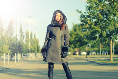 Damen lammfellmantel kate - damen,