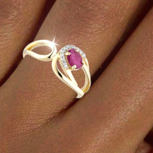Damenring edelstein ring 333 - damenring,