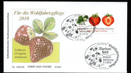 Brd 2010 fdc - fdc, (ersttagsbriefe)