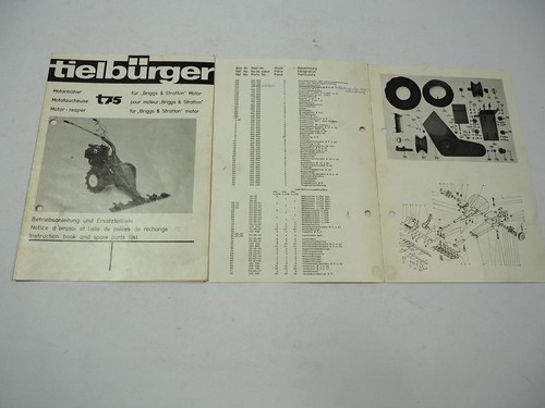 Tielbürger t75 motormäher - t75,