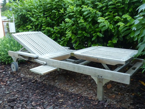 Gartenliege klappbar teak - gartenliege,