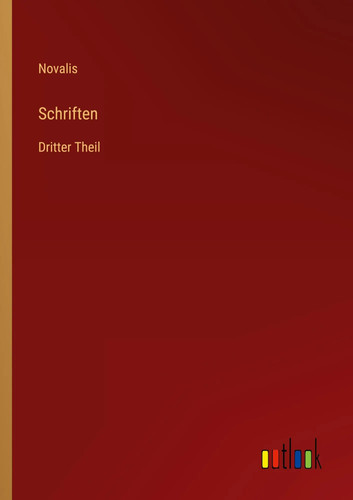 Novalis schriften - |, |