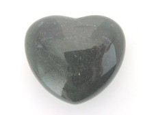 Herz Moosachat - traumhaft homogene Farbe nb AA ca. 45x40x24mm66g #44