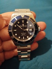 Revue Thommen XL Diver Herrenuhr Automatik Selitta SW200 Blau 42mm NEU