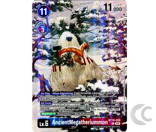 Ancientmegatheriummon bt18 028 - ancientmegatheriummon, bt18-028