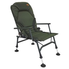 Angelstuhl Karpfenstuhl Campingstuhl bis 130 Kilo BAT Tackle Kingdom Recliner