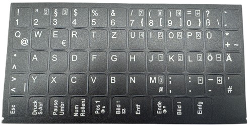 Deutsche tastatur aufkleber - deutsche,