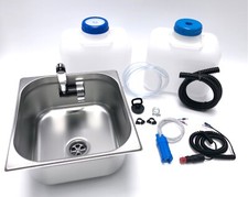 12V Camping Spüle groß 35x32