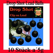 DROP SHOT BLEI LEAD BALLS BLEIKUGELN 5g  10 STÜCK