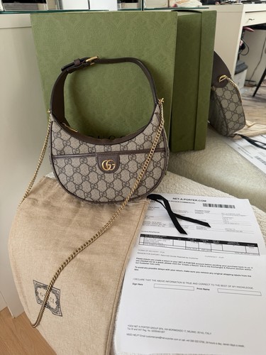 Gucci canvas schultertasche - gucci, gg