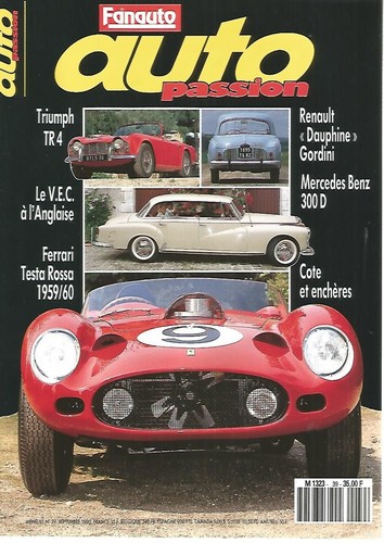 Auto passion triumph tr4 - nr.39,