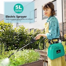 5L Elektrisches Akku Sprühgerät Pflanzensprüher Gartenspritze Drucksprühgerät
