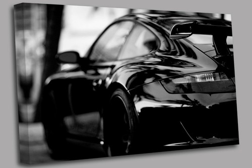 Porsche schwarzen auto - im,