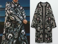 ZARA WOLLE JACQUARD CARDIGAN