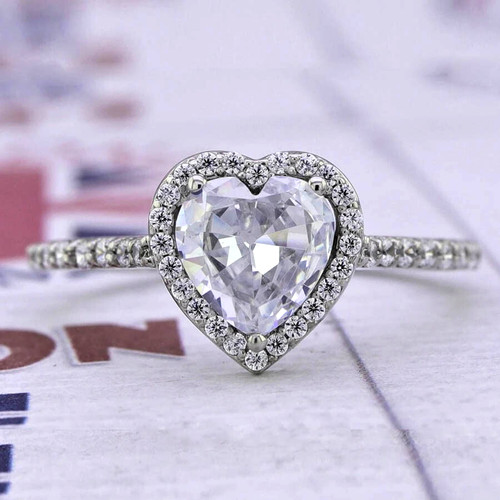 Karat herzform diamant - 2,40,