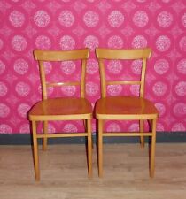 IM 2er SET  feiner vintage Küchenstuhl Holz Frankfurter Küche Holzstuhl retro