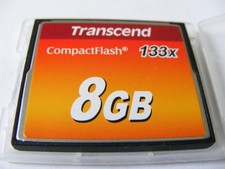 . . . 8GB Compact Flash Card