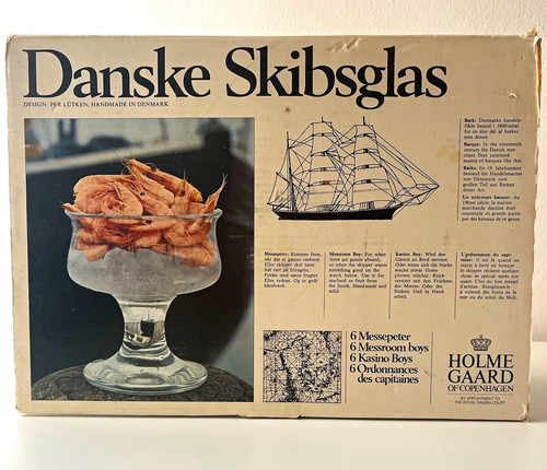 Holmegaard danske skibsglas - holmegaard,