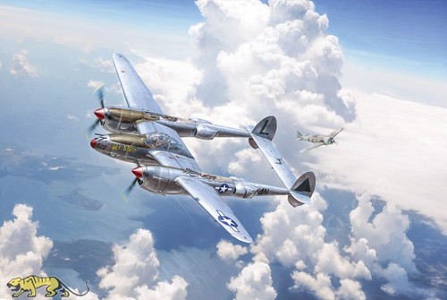 Italeri 2834 j lightning - p-38,