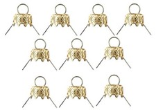 10 Stk. Hütchen, Kronen Gold