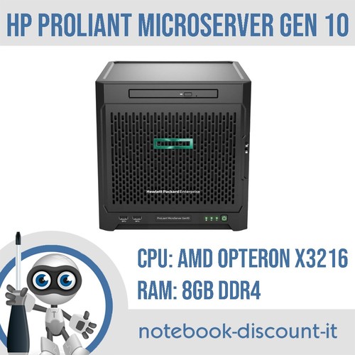 Hpe proliant microserver gen10 - hpe,