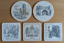 DDR Bierdeckel - Neubrandenburg - Sammlungsauflösung - 5 verschiedene