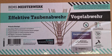 15 METER!! Taubenabwehr Spikes Edelstahl Vogelschutz Vogelabwehr Vogelschreck