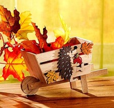  Deko Schubkarre Igel Holz