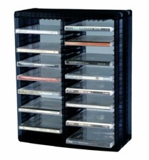 CD Regal Ständer Turm Media-Rack PROFIOFFICE MR-52S, Aufbewahrung 52 CD, erweit.