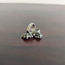 Vintage Zehen Ringe Alt Silber