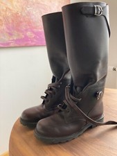 Ludwig Reiter HUSARENSTIEFEL Herren, Juchtenleder, Mocca | Gr. 8 | Neuwertig