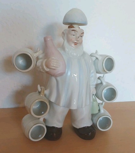 Porzellan likörflasche - porzellan,