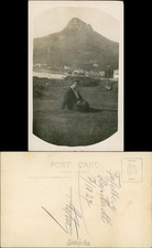 Kapstadt Kaapstad Tafelberg - Frau, Stadt Privatfoto AK 1927 Privatfoto