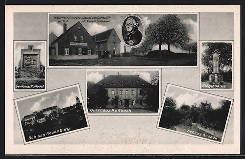 Roßbach gutshaus und - ak, roßbach,