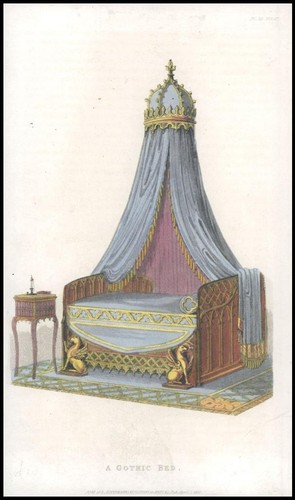 1820 antike aquatinta - um,