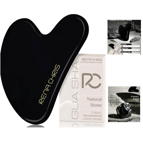 Gua sha stein obsidian - sha,