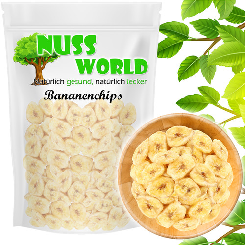 1kg bananenchips stücke - 1kg,