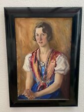 ÖLGEMÄLDE FRAU PORTRAIT